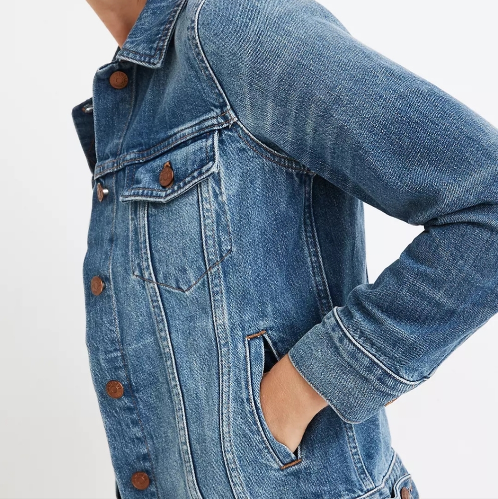 Madewell Classic Jean Jacket XXS - Picture 4 of 6